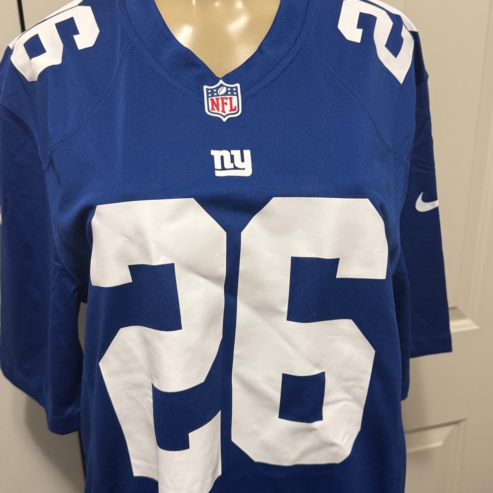 Nike Men's Royal Blue and White Jersey - Picture 2 of 11